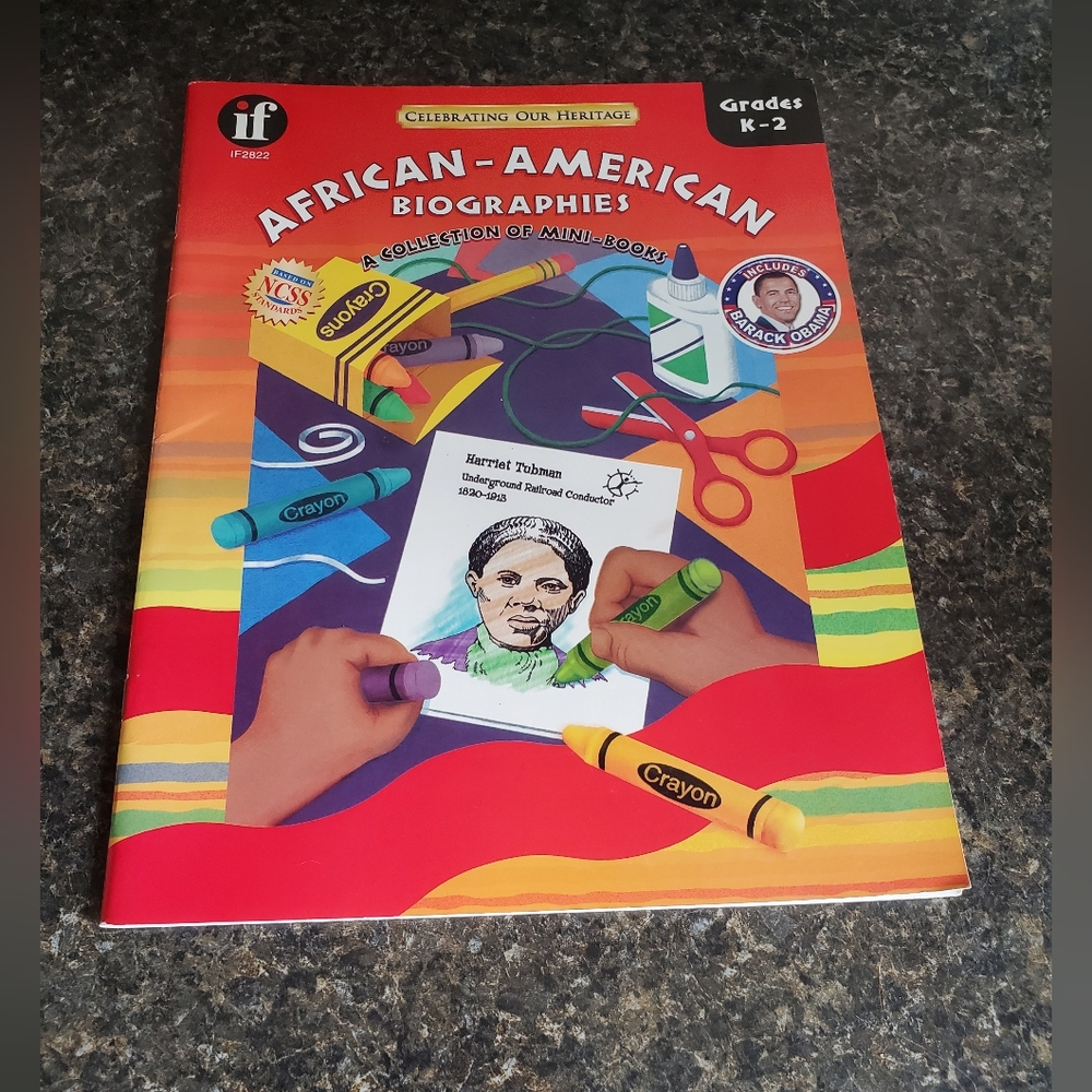 African American Biographies Mini Books Grades K-2